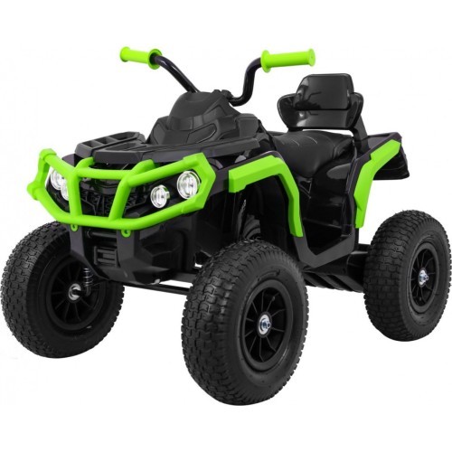 Quad ATV пневматическое колесо черный зеленый