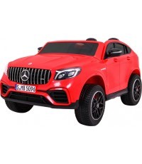 Vaikiškas elektromobilis Mercedes GLC 63S, raudonas