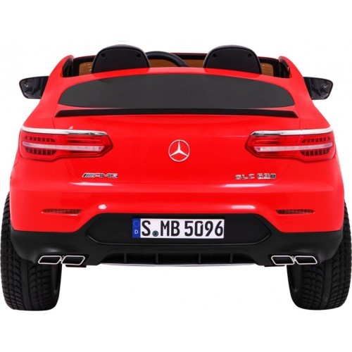 Vaikiškas elektromobilis Mercedes GLC 63S, raudonas