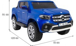 Электромобиль Mercedes Benz X-Class MP4 синий