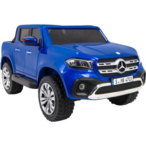 Mercedes Benz X-Class MP4 elektromobilis, mėlynas