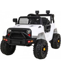 Elektromobilis Jeep Dark Night, baltas