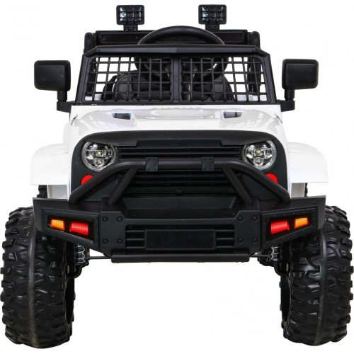 Elektromobilis Jeep Dark Night, baltas