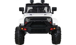 Elektromobilis Jeep Dark Night, baltas