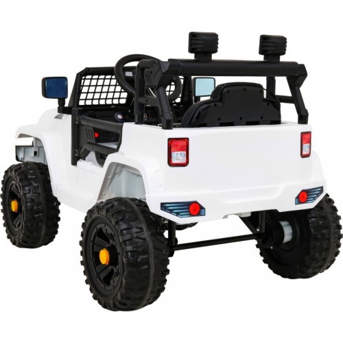 Elektromobilis Jeep Dark Night, baltas