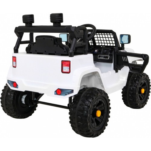 Elektromobilis Jeep Dark Night, baltas