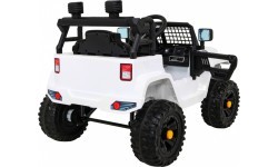 Elektromobilis Jeep Dark Night, baltas