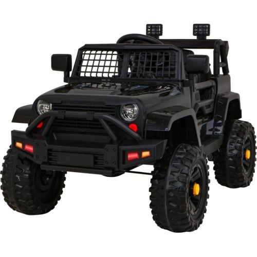 "Jeep" tamsios nakties juoda transporto priemonė