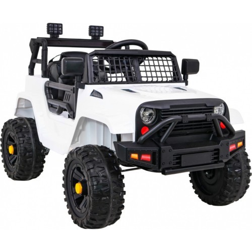 Elektromobilis Jeep Dark Night, baltas