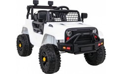 Elektromobilis Jeep Dark Night, baltas