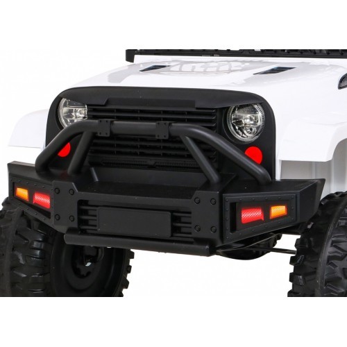 Elektromobilis Jeep Dark Night, baltas