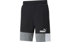 Puma Men's Ess+ Block Shorts Black White Grey 847429 01