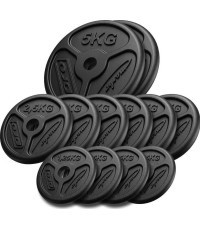 Cast Iron Weight Set Marbo Slim, 30kg / 4x1.25kg, 6x2.5kg, 2x5kg