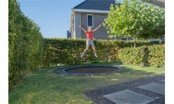 EXIT Dynamic įleidžiamas sportinis batutas ø366cm – juodas