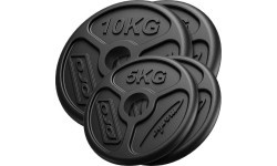 Cast Iron Weights Set Marbo, 30kg / 2x10kg + 2x5kg