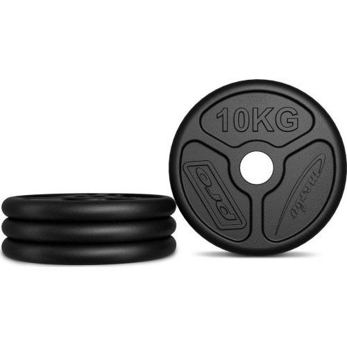 Cast Iron Weights Set Marbo, 30kg / 2x10kg + 2x5kg