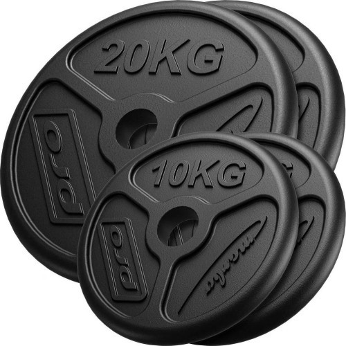 Комплект чугунных дисков Marbo MW-2x20KG_2x10KG-OLI, 60 кг (2x20 кг + 2x10 кг)