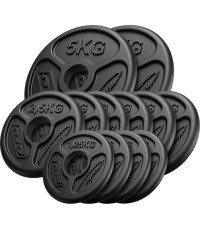 Комплект чугунных дисков Marbo, 30 кг (2x5 кг + 6x2,5 кг + 4x1,25 кг)