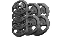 Cast Iron Weights Set Marbo, 30kg / 4x5kg + 4x2.5kg