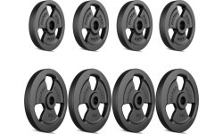 Ketaus svarsčių rinkinys Marbo, 30 kg / 4x5 kg + 4x2,5 kg