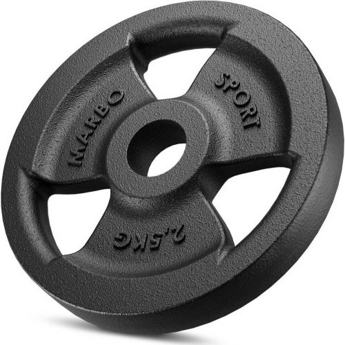 Ketaus svarsčių rinkinys Marbo, 30 kg / 4x5 kg + 4x2,5 kg