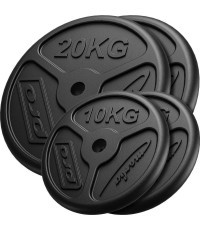 Set of Cast Iron Weights Marbo, 60kg / 2x20kg + 2x10kg
