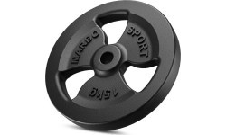 Набор чугунных гирь Marbo, 60 кг / 2x15 кг + 2x10 кг + 2x5 кг