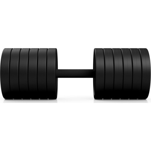 Rubber Coated Dumbbell Marbo Sport, Red, 47,5 kg