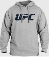 UFC Adrenaline Unrivaled by Venum Justin Gaethje Unisex džemperis su gobtuvu - Heather Grey