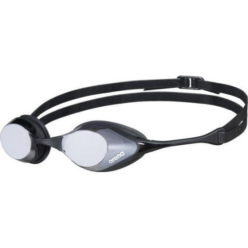 Plaukimo akiniai Arena Cobra Swipe Mirror, sidabriniai-juodi