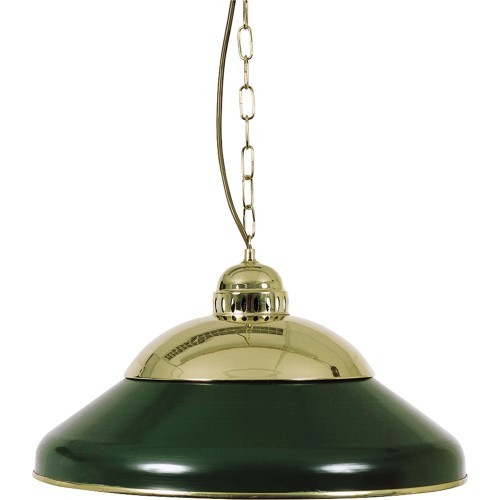 Латунная лампа Solo Green 45 см