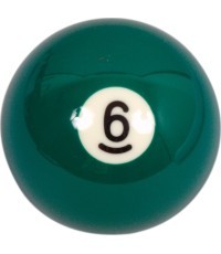 Aramith No.6 single pool ball 57.2mm