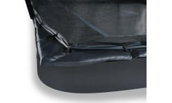 Грунтовый батут EXIT Dynamic 305x519 см с защитной сеткой, чёрный