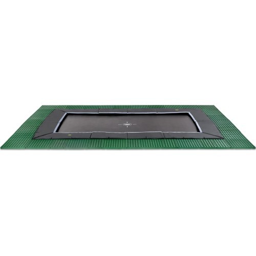 EXIT Dynamic įleidžiamas batutas 275x458 cm su Freezone apsauginėmis plytelėmis – juodas