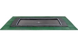 EXIT Dynamic įleidžiamas batutas 275x458 cm su Freezone apsauginėmis plytelėmis – juodas