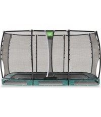 EXIT Allure Premium ground trampoline 214x366cm - green