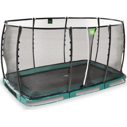 EXIT Allure Premium ground trampoline 214x366cm - green