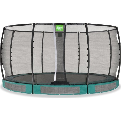EXIT Allure Premium ground trampoline ø427cm - green