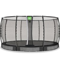 Įleidžiamas batutas EXIT Allure Premium ø427 cm, juodas