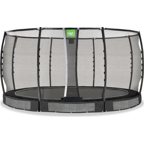 EXIT Allure Premium ground trampoline ø427cm - black