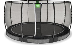 Грунтовый батут EXIT Allure Premium ø427 см, чёрный