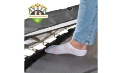 Įleidžiamas batutas EXIT Allure Premium ø427 cm, juodas