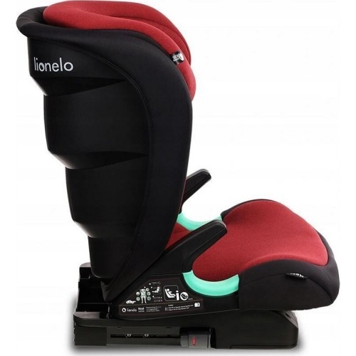 Automobilinė kėdutė Lionelo Neal Red Burgundy, 15-36 kg