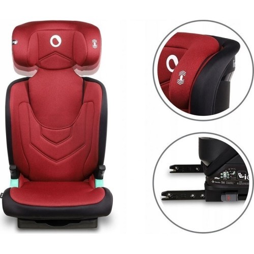 Автокресло Lionelo Neal Red Burgundy, 15-36 кг