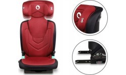 Automobilinė kėdutė Lionelo Neal Red Burgundy, 15-36 kg