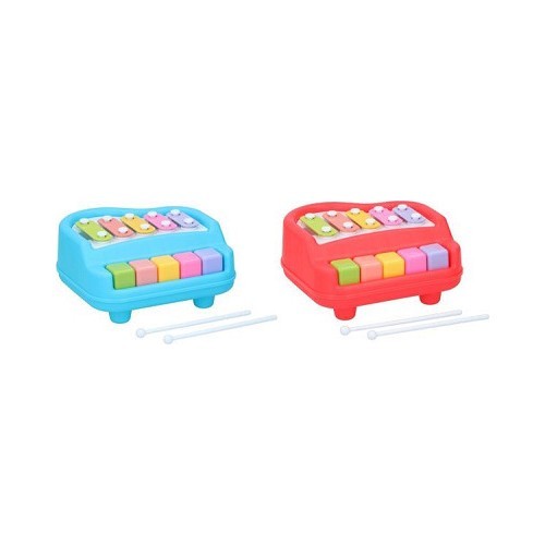 Piano And Xylophone 2in1 Let's Play ABS - Red
