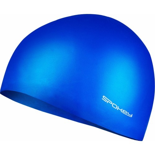 Silicone swimming cap blue Spokey SUMMER CUP