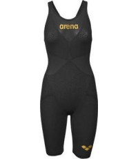 Moteriškas plaukimo kostiumas Arena W Carbon Glide FBSLCB, juodas - 105