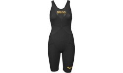 Moteriškas plaukimo kostiumas Arena W Carbon Glide FBSLCB, juodas - 105