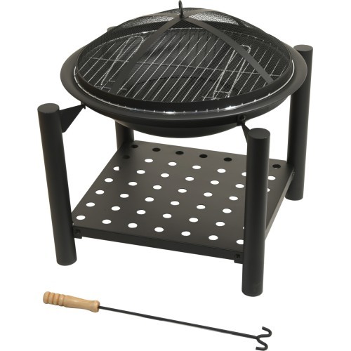 SABATINI fireplace with grill grate and lid